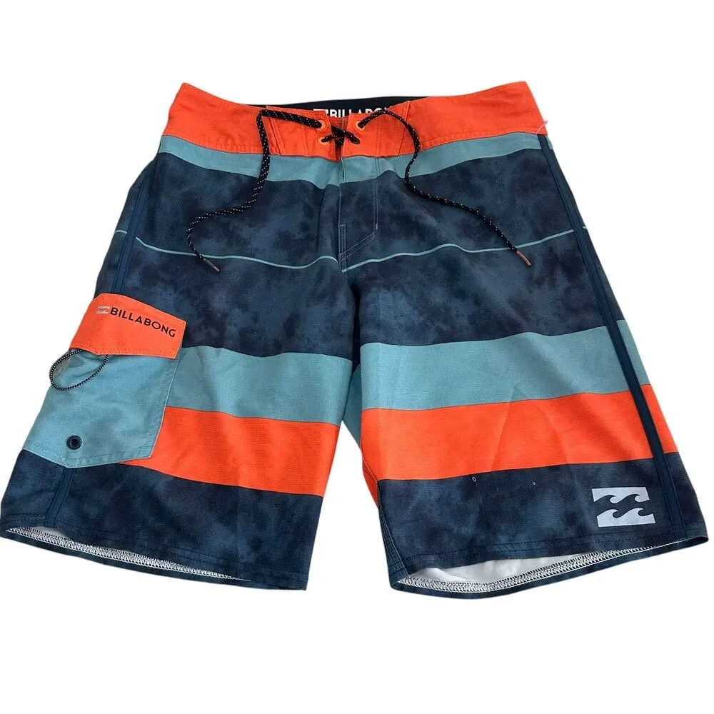Billabong Recycler Platinum X Board Shorts Men's Size 29 Blue Surf Swim Trunks